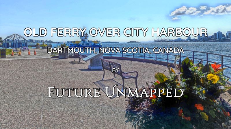 Quiet, cared-for waterfront promenade - with clear, cross-harbour cityscape view - observes world's second oldest saltwater ferry service depart for downtown capital.